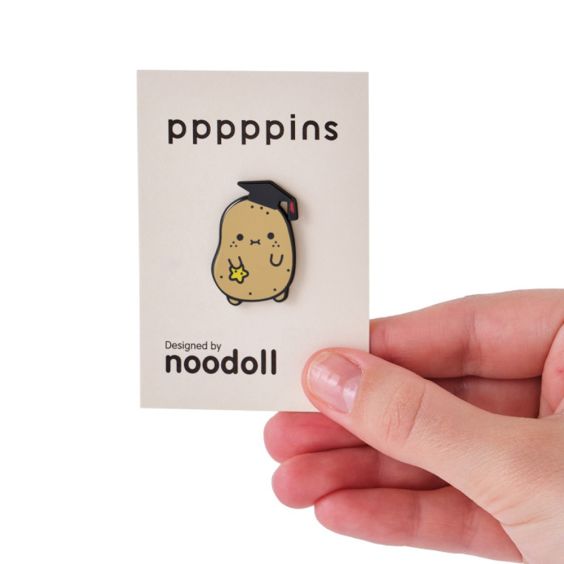 Noodoll Graduate Ricespud Pin