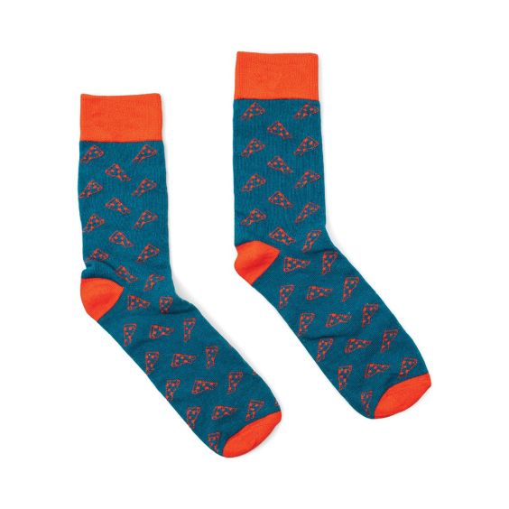 Pizza Socks in a Can