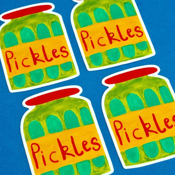 Proper Good Pickles Sticker