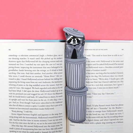 Humdrum Paper Raccoon Bookmark