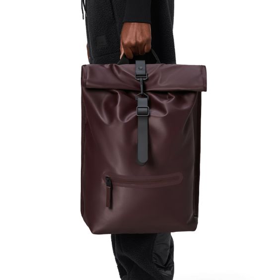 Rains Rolltop Rucksack - Depth