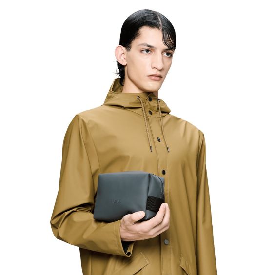 Rains Wash Bag Small - Dark Grey