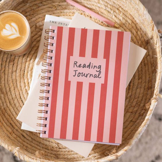 Good Tuesday A5 Reading Journal - Deckchair Stripe