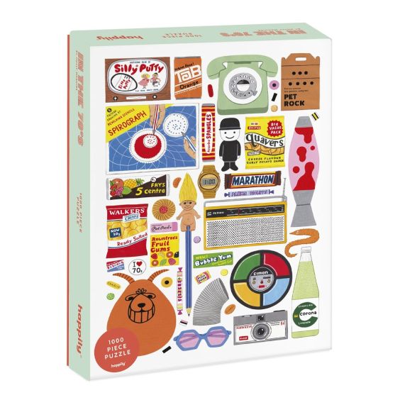 Happily Retro 70s 1000 Piece Jigsaw Puzzle