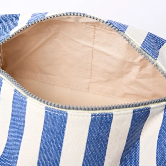 ROKA Mayfair Wash Bag - Denim Stripe