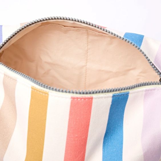 ROKA Mayfair Wash Bag - Pastel Multi Stripe