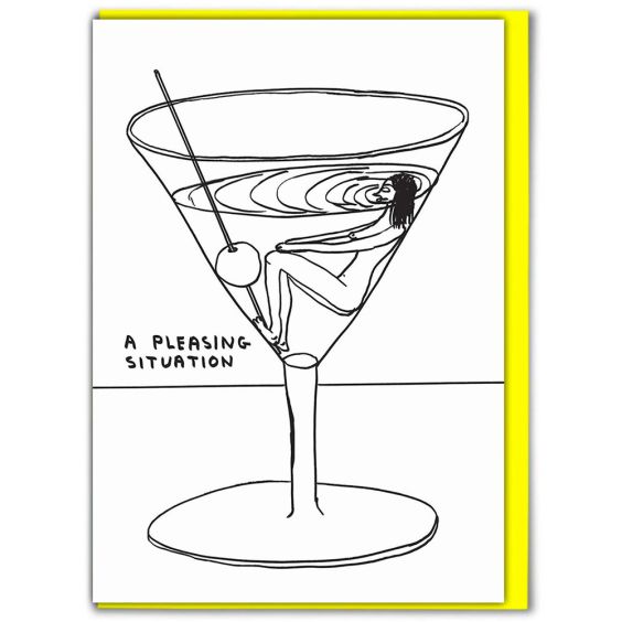 David Shrigley Pleasing Situation Card