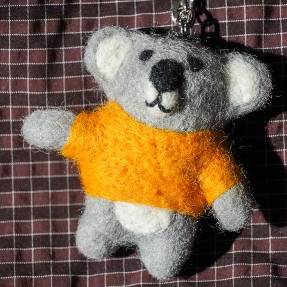 Ohh Deer Silly Bean Keyring - Koala