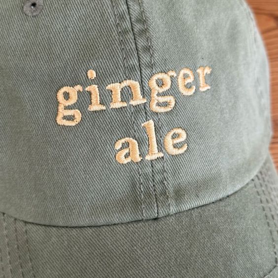 Silver Spider Dad Cap - Ginger Ale