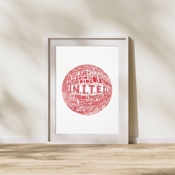 Man United A3 Print