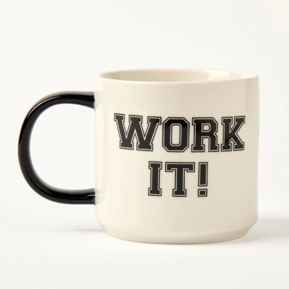 Snoopy Mug - Work It! Snoopy Gym