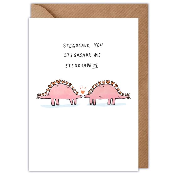 Stegosaur-us Anniversary Card