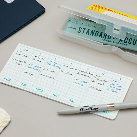 Hightide Penco Sticky Weekly Memo Pad