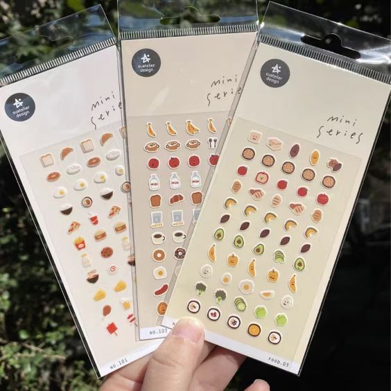 Suatelier Mini Series Sticker Sheet 104 Food 03 Fruit + Veg