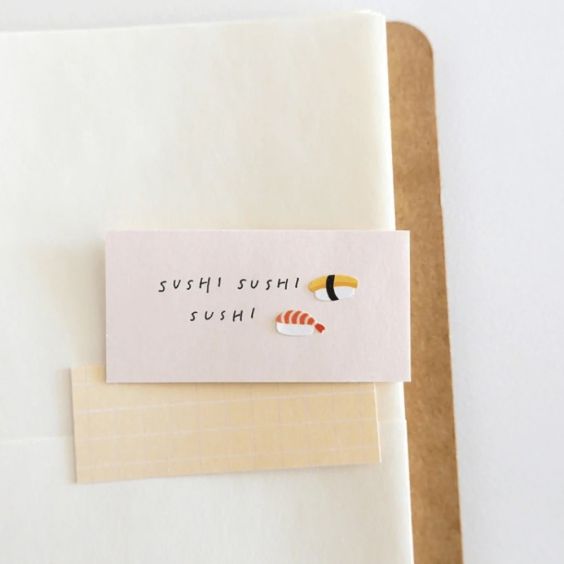 Suatelier Mini Series Sticker Sheet 124 Food 06 Sushi 