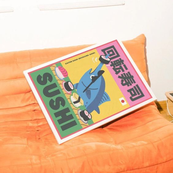 Sushi A3 Print