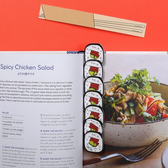 Humdrum Paper Sushi Bookmarks