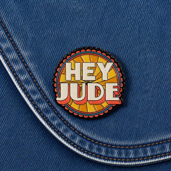 The Beatles Hey Jude Pin Badge