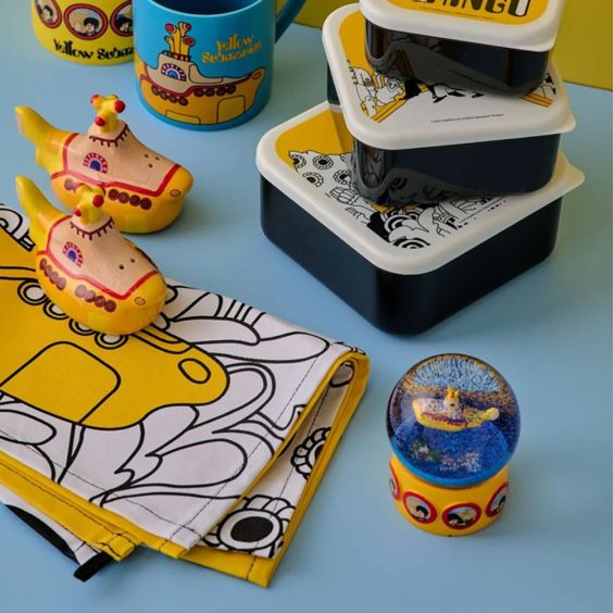 The Beatles Yellow Submarine Tea Towel
