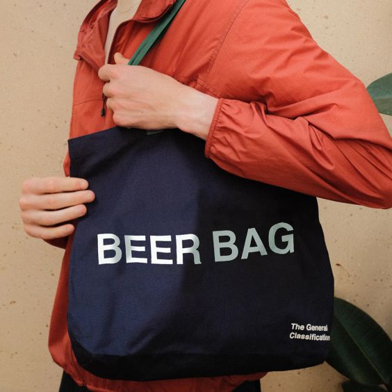 The General Classification Beer Tote Bag - Navy
