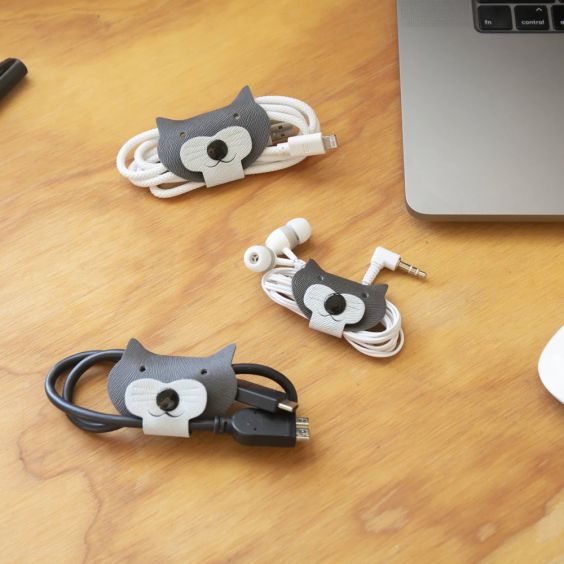 Kikkerland Cat Cable Ties