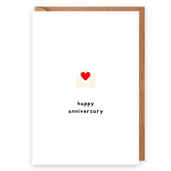 Happy Anniversary Letter Card