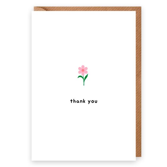 Thank You Flower Card