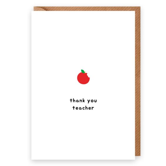 Thank You Teacher Apple Card