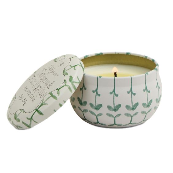 Paddywax Tulip Tin Scented Candle - Verbena & Eucalyptus