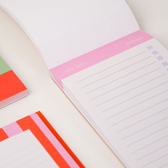 Yellow Stripes 'To Do List' Pad