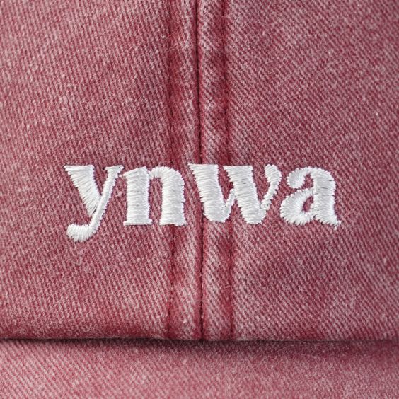 YNWA Vintage Red Slogan Cap