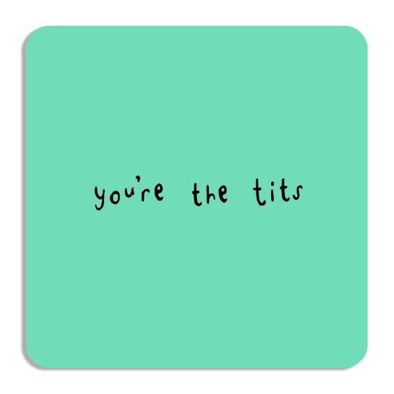 The Tits Coaster