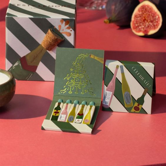 Zesty Lemons Christmas Matchbook  - Celebrate