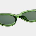 A Kjaerbede Winnie Sunglasses - Light Olive Transparent 