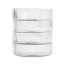 Ferm Living Ripple Serving Bowls - Set of 4, Clear