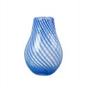 Broste Copenhagen Ada Vase - Stripe Intense Blue