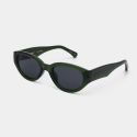 A Kjaerbede Winnie Sunglasses - Dark Green Transparent