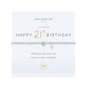 Joma Jewellery A Little Happy 21st Birthday Bracelet