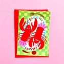 To My Lobster Valentines Card