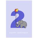 Happy 2nd Birthday - Elephant