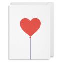 Heart Balloon Valentines Card