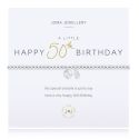 Joma Jewellery A Little 50th Birthday Bracelet