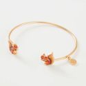 Fable England Enamel Red Squirrel Bangle