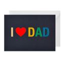 I Heart Dad Father's Day Card