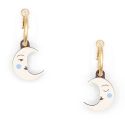 Materia Rica Crescent Moon Luna Earrings