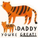Daddy Tigers Father's Day Card