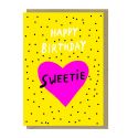 Earlybird Sweetie Neon Birthday Card