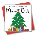 Happy Christmas Mum and Dad Card