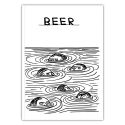 David Shrigley Beer Swimmers A6 Notebook