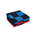 Hay Check Wash Cloth - Poppy Red